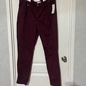 Burgundy Pants